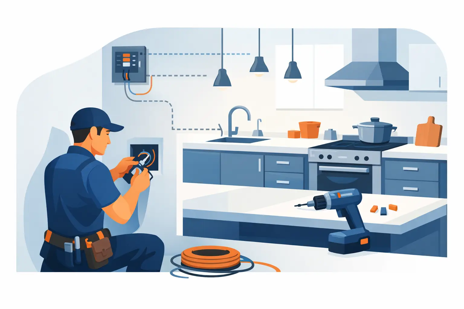 Electrician for Kitchen Remodel Wiring Needs